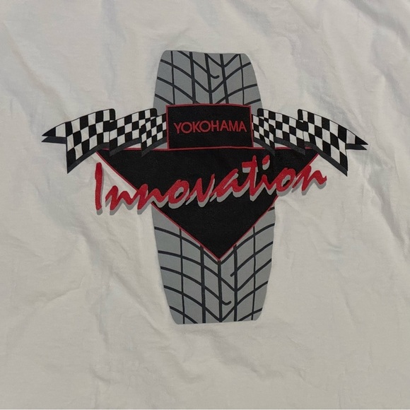 Vintage Single Stitch K-Products 100% Cotton USA Yokohama Innovation XXL - Picture 2 of 6